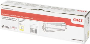 OKI C834/C844 Cartouche de toner jaune originale – 46861305