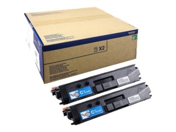 Brother TN329 Cyan Pack de 2 cartouches de toner originales – TN329CTWIN