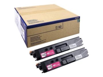 Brother TN329 Magenta Pack de 2 cartouches de toner originales – TN329MTWIN