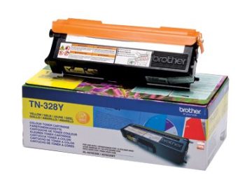 Cartouche de toner original jaune TN328 de Brother – TN328Y