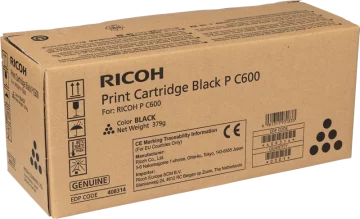 Ricoh PC600 Cartouche de Toner Originale Noire – 408314/P C600BK