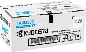 Kyocera TK5430 Cartouche de Toner Cyan Originale – 1T0C0ACNL1/TK5430C