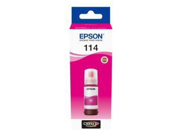 Epson 114 Magenta Original Pigment Ink Bottle – C13T07B340