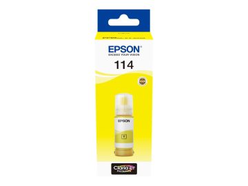 Bouteille d’encre pigmentaire originale Epson 114 jaune – C13T07B440