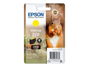 Cartouche d’encre jaune originale Epson 378 – C13T37844010