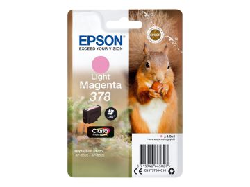 Epson 378 Magenta Light Cartouche d’encre originale – C13T37864010
