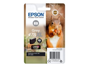 Cartouche d’encre grise originale Epson 478XL – C13T04F64010