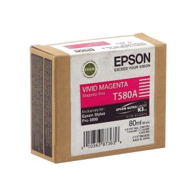 Epson T580A Magenta Vivid Cartouche d’encre originale – C13T580A00