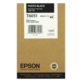 Cartouche d’encre photo originale noire Epson T6051 – C13T605100