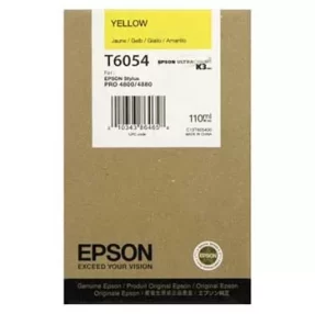 Cartouche d’encre jaune originale Epson T6054 – C13T605400