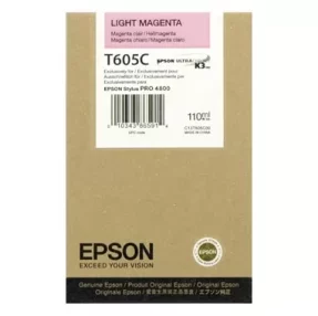 Epson T605C Magenta Light Cartouche d’encre originale – C13T605C00