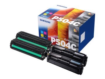 Samsung CLP415/CLX4195 Pack de 4 cartouches de toner originales – CLT-P504C/SU400A