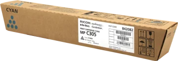 Ricoh Aficio MP-C305/MP-C305SPF Cartouche de Toner Cyan Originale – 842082/841595/MPC305E