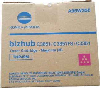 Konica Minolta TNP49 Cartouche de Toner Magenta Originale – TNP49M/A95W350