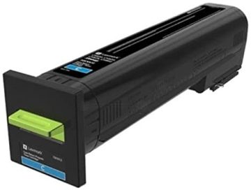 Lexmark CS820 Cartouche de toner cyan d’origine – 72K2XC0/72K2XCE