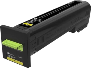 Lexmark CS820 Cartouche de toner jaune originale – 72K2XY0/72K2XYE