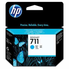 Cartouche d’encre cyan originale HP 711 – CZ130A