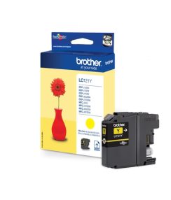 Cartouche d’encre jaune originale Brother LC121 – LC121YBP