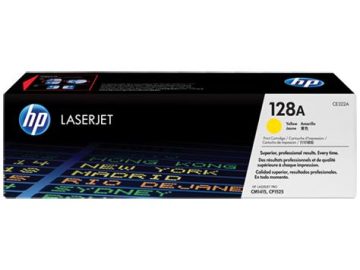 Cartouche de toner original jaune HP CE322A – 128A