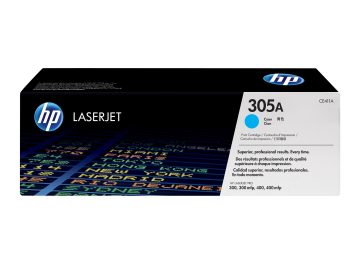 HP CE411A Cartouche de Toner Cyan Originale – 305A