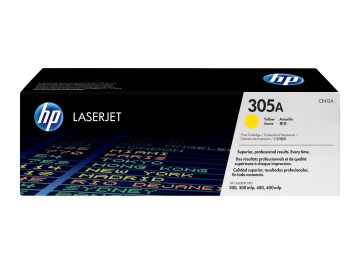 Cartouche de toner original jaune HP CE412A – 305A