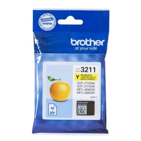 Cartouche d’encre jaune originale Brother LC3211 – LC3211Y