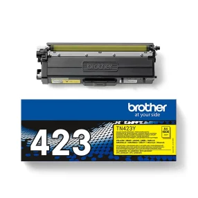 Cartouche de toner original jaune TN423 de Brother – TN423Y