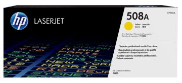 Cartouche de toner original jaune HP CF362A – 508A