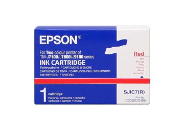 Cartouche d’encre originale Epson SJIC7 rouge – C33S020405