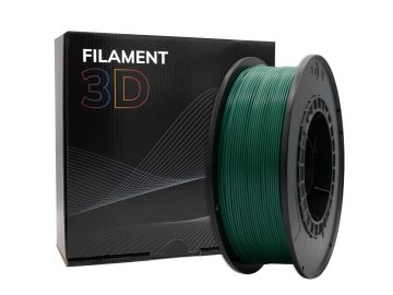 Filament PLA 3D – Diamètre 1.75mm – Bobine 1kg – Couleur Vert Foncé