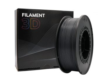 Filament PLA 3D – Diamètre 1.75mm – Bobine 1kg – Couleur Graphite