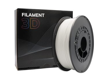 Filament PLA 3D – Diamètre 1.75mm – Bobine 1kg – Couleur Gris Clair