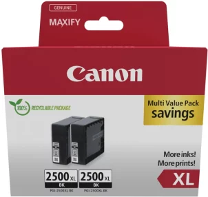 Canon PGI-2500XL Multipack de 2 cartouches d’encre originales Noir – 9254B011