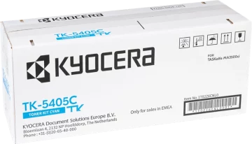 Kyocera TK5405 Cartouche de Toner Cyan Originale – 1T02Z6CNL0/TK5405C