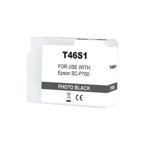 Epson T46S1 Cartouche d’encre photo pigmentaire noire générique – Remplace C13T46S100