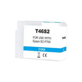 Epson T46S2 Cyan Pigment Ink Cartridge Generic – Replaces C13T46S200