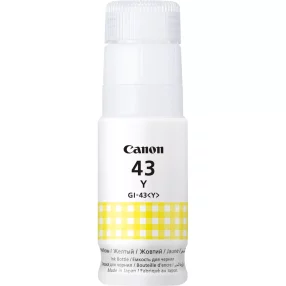 Bouteille d’encre jaune originale Canon GI43 – GI43Y/4689C001