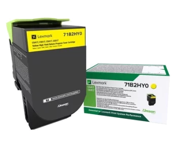 Lexmark CS417/CX417/CS517/CX517 Cartouche de toner jaune d’origine – 71B2HY0/71B0H40