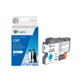 Cartouche PREMIUM marque G&G compatible Brother LC427XLC – Cyan