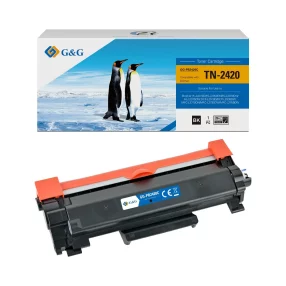 Toner PREMIUM marque G&G compatible Brother TN2420 / TN2410 – Noir