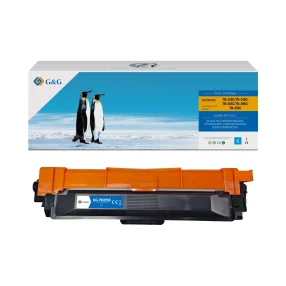 Toner PREMIUM marque G&G cyan compatible Brother TN245C / TN241C