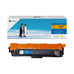 Toner PREMIUM marque G&G jaune compatible Brother TN245Y / TN241Y