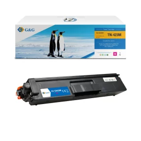 Toner PREMIUM marque G&G compatible Brother TN426M / TN423M – Magenta