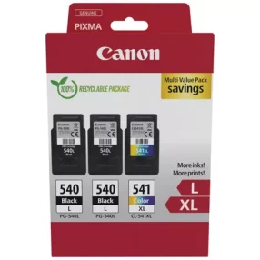 Canon PG-540L/CL-541XL Multipack de 3 cartouches d’encre originales – 5224B017